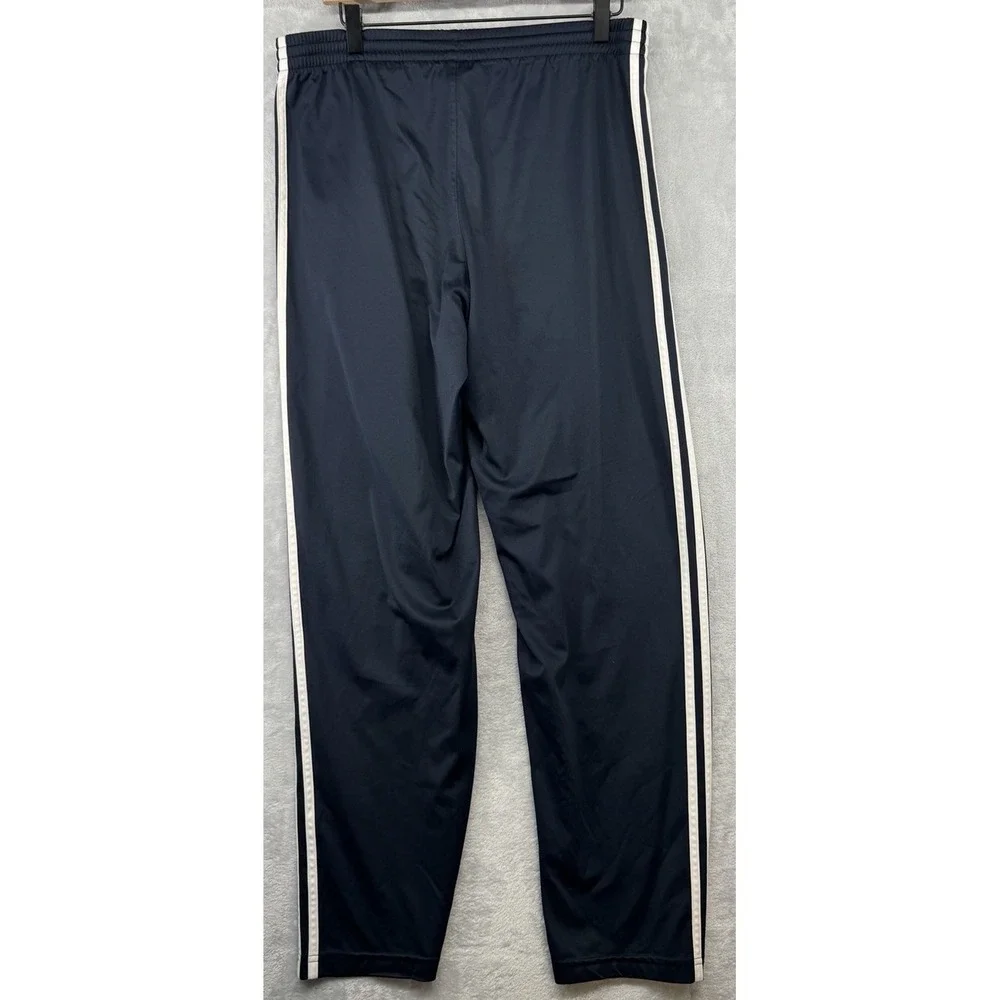 VTG Adidas Blue Track Pants 2008 3-Stripe Logo‎ Athletic Y2K Men's Size XL